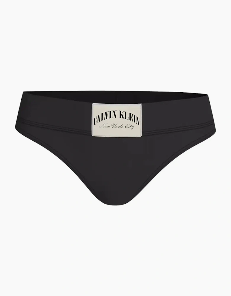 Heritage Athletic Cotton Thong, Black