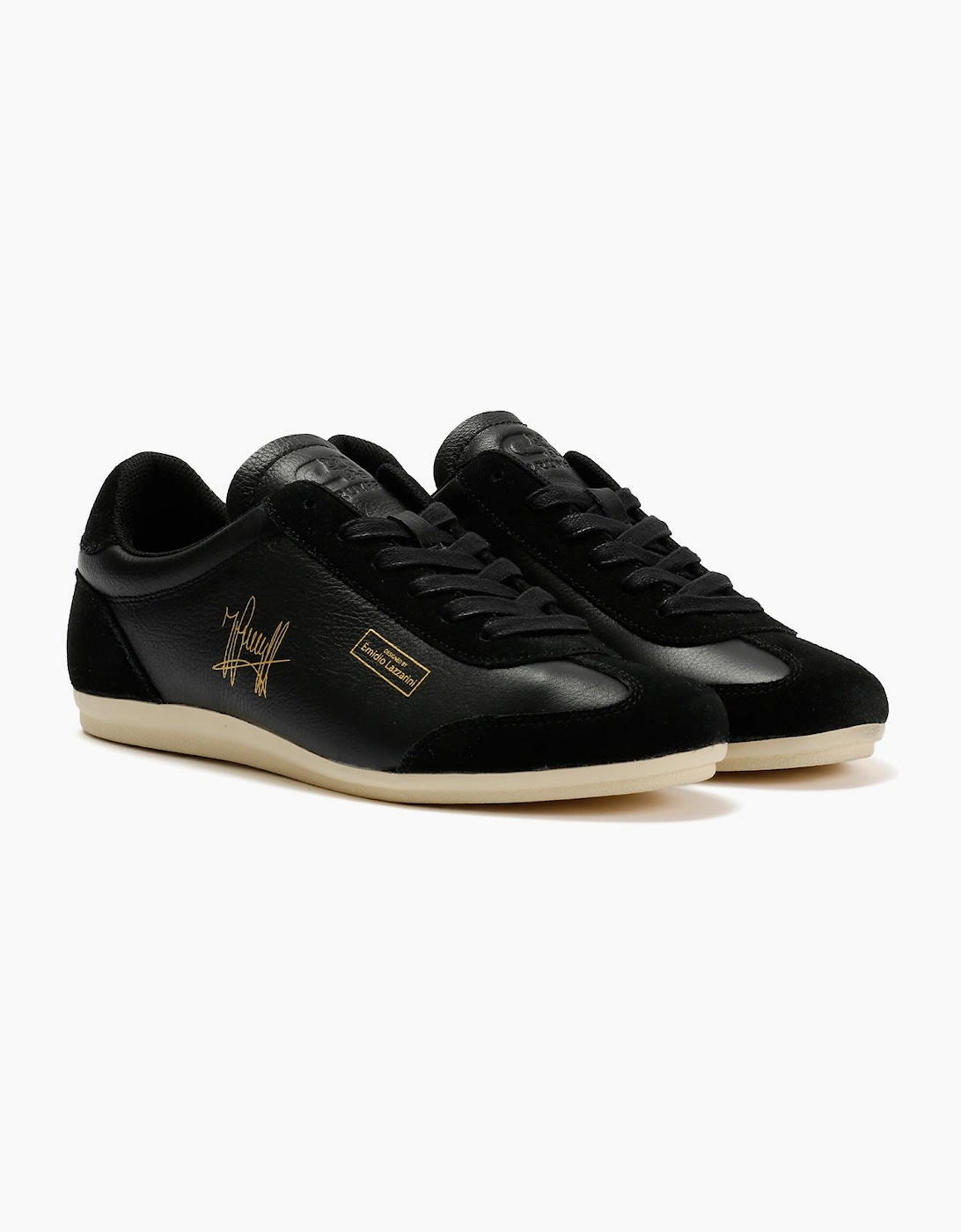 Cruyff Recoupa Leather Men's Black Trainers, 9 of 8