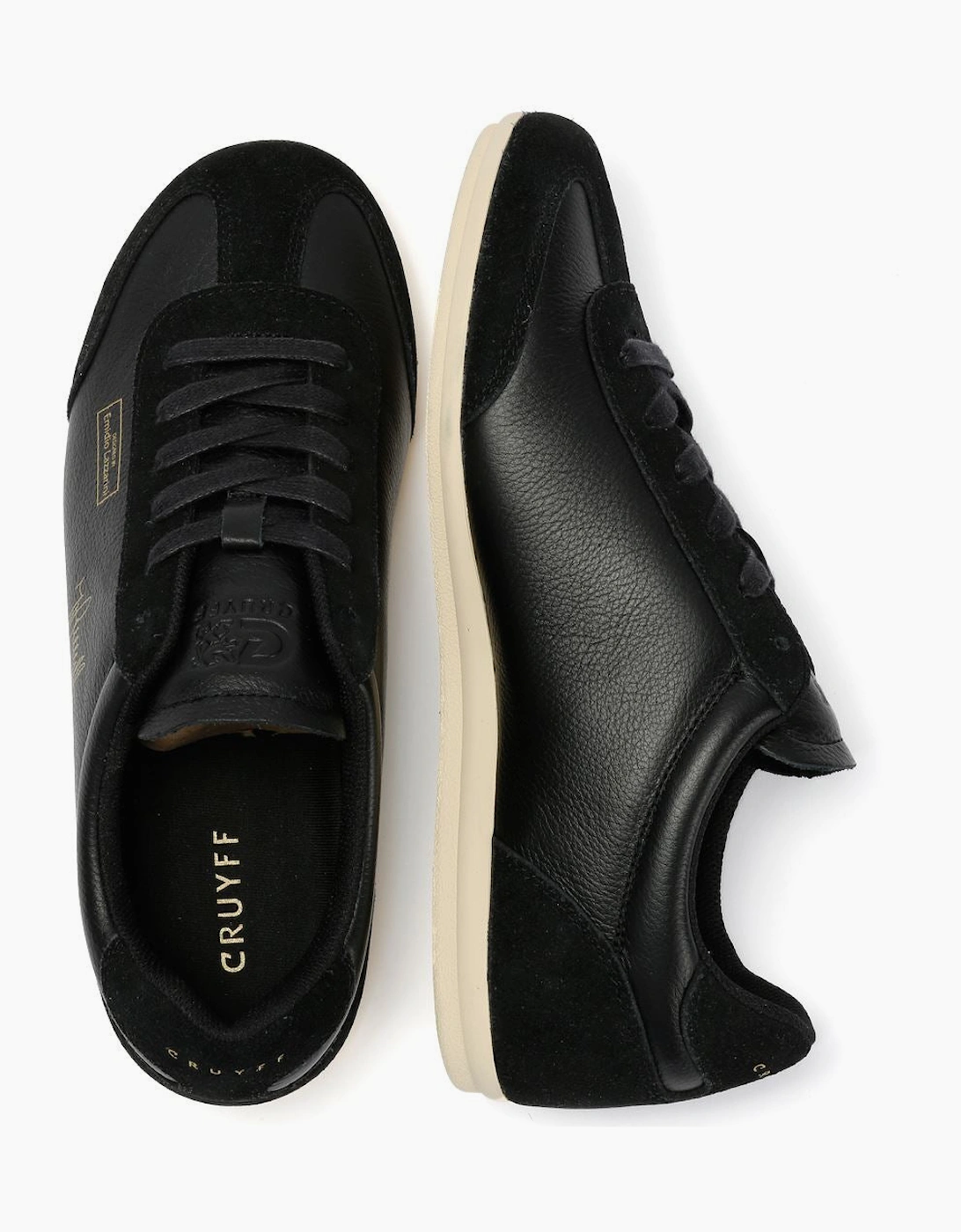 Cruyff Recoupa Leather Men's Black Trainers