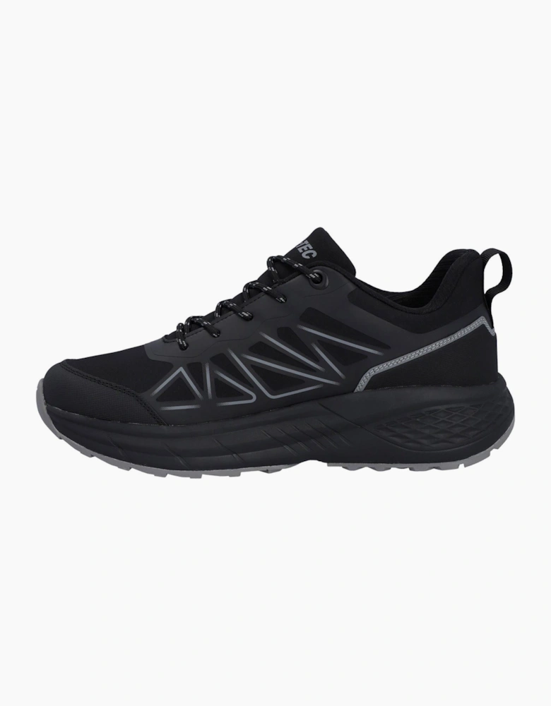 Hi-Tec Litespeed Low Polyester Men's Black/Carbon Grey Hiking Shoes