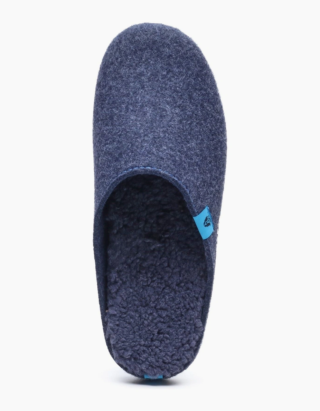 Hush Puppies The Good Polyester Men's Navy Blue Slippers