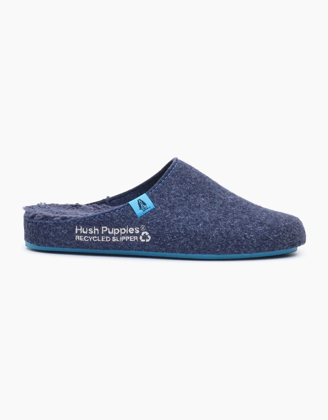 Hush Puppies The Good Polyester Men's Navy Blue Slippers