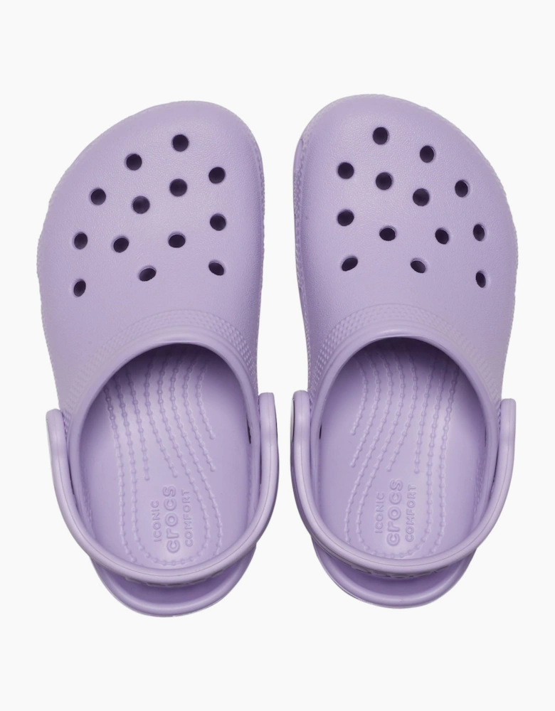 Crocs Classic Toddler EVA Kids Lavender Clogs