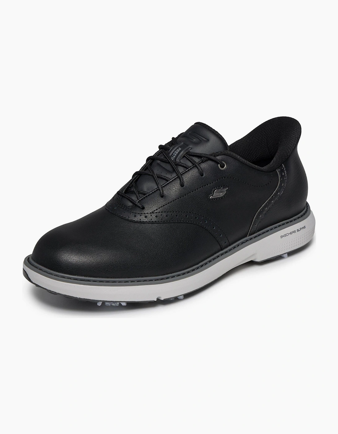 Skechers GO Golf Prestige Leather Men's BLACK Golf Shoes