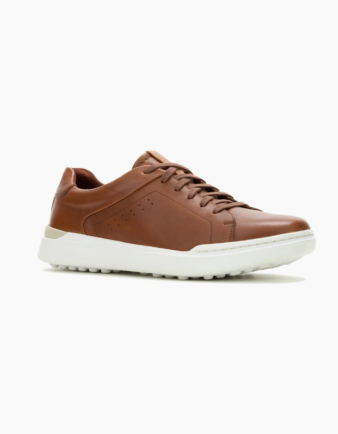Hush Puppies Wes Leather Men's Cognac Trainers, 7 of 6