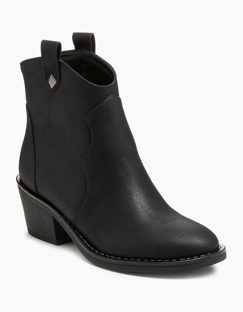 Rocket Dog Yolanda Polyurethane Women's Black Heeled Ankle Boots