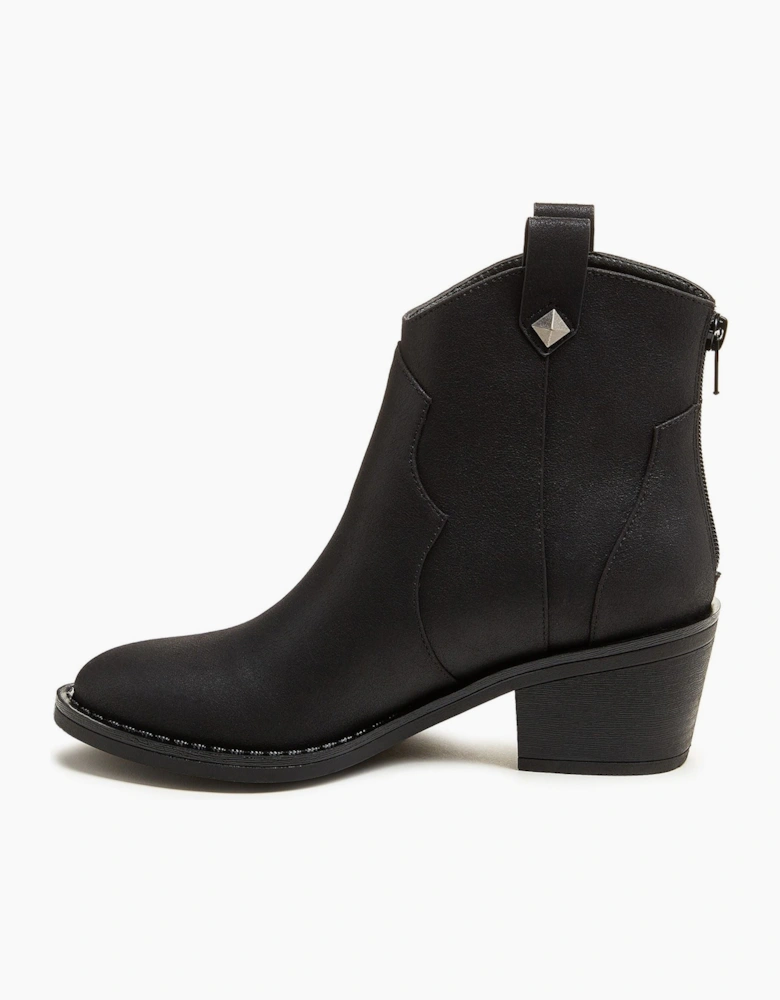 Rocket Dog Yolanda Polyurethane Women's Black Heeled Ankle Boots