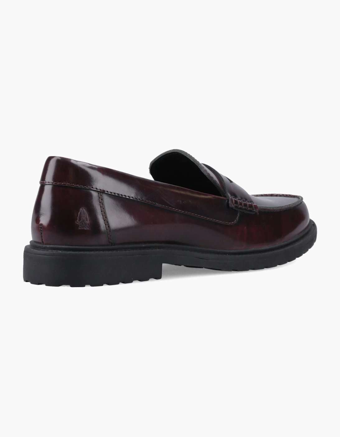 Hush Puppies Verity Slip On Leather Women's Plum Loafers