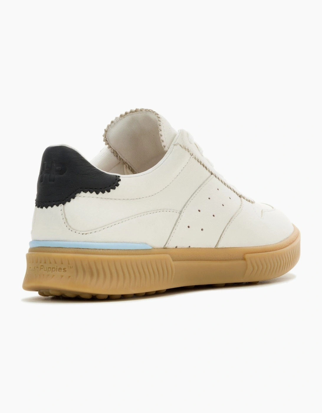 Hush Puppies Mae Leather Women's White Trainers