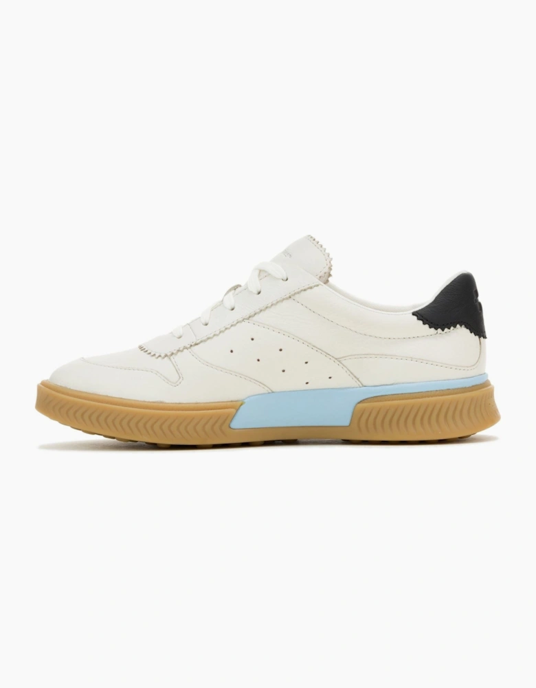 Hush Puppies Mae Leather Women's White Trainers