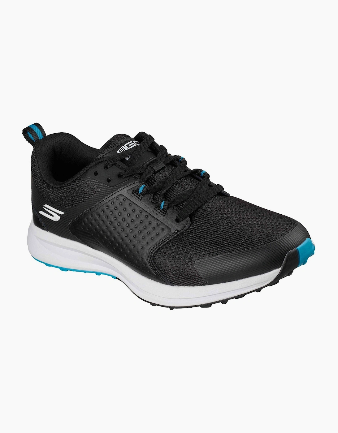 Skechers GO GOLF Quest Leather Men's Black Golf Shoes, 6 of 5