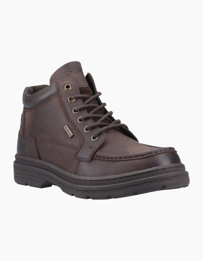 Cotswold Cricklade Leather Men's Brown Ankle Boots