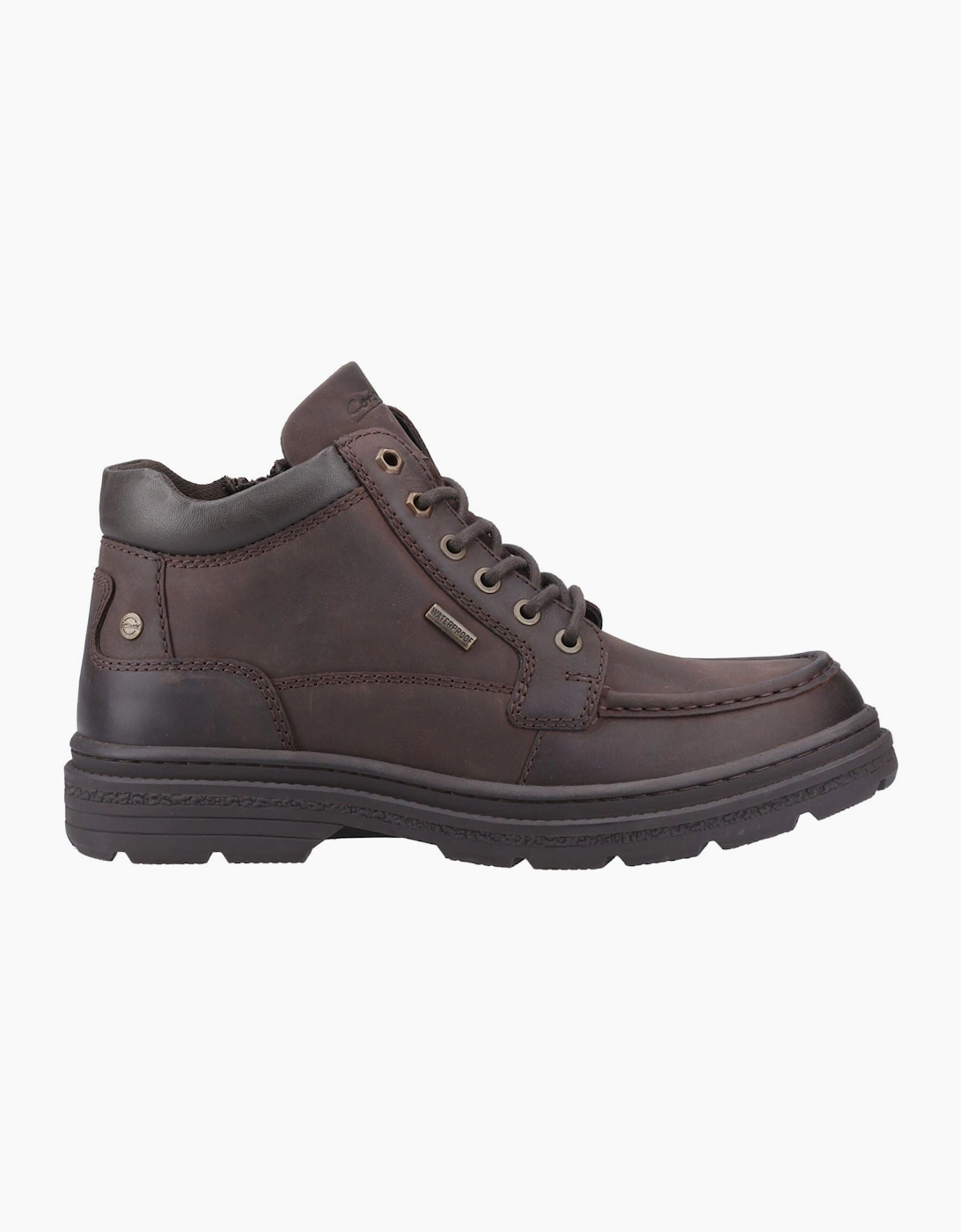 Cotswold Cricklade Leather Men's Brown Ankle Boots