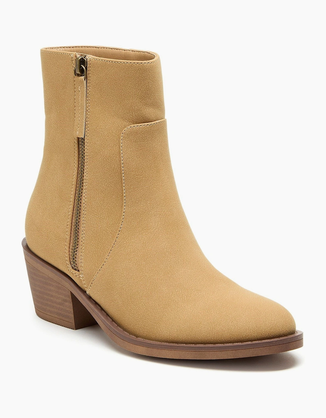Rocket Dog Yonder Polyurethane Women's Camel Heeled Ankle Boots