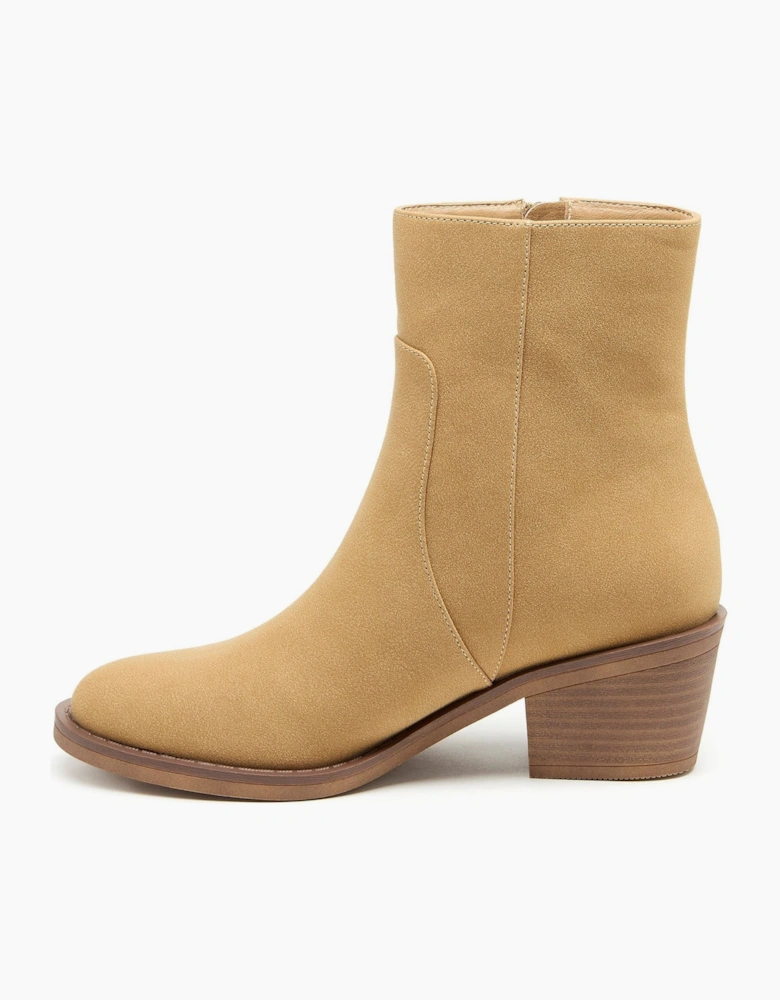 Rocket Dog Yonder Polyurethane Women's Camel Heeled Ankle Boots