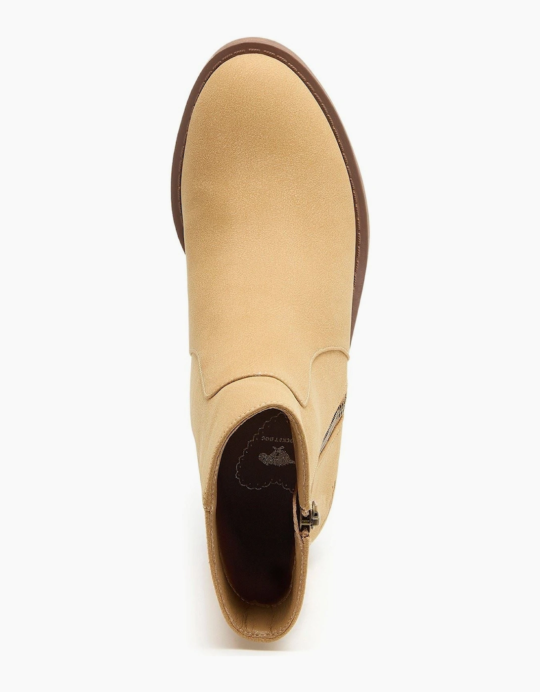 Rocket Dog Yonder Polyurethane Women's Camel Heeled Ankle Boots