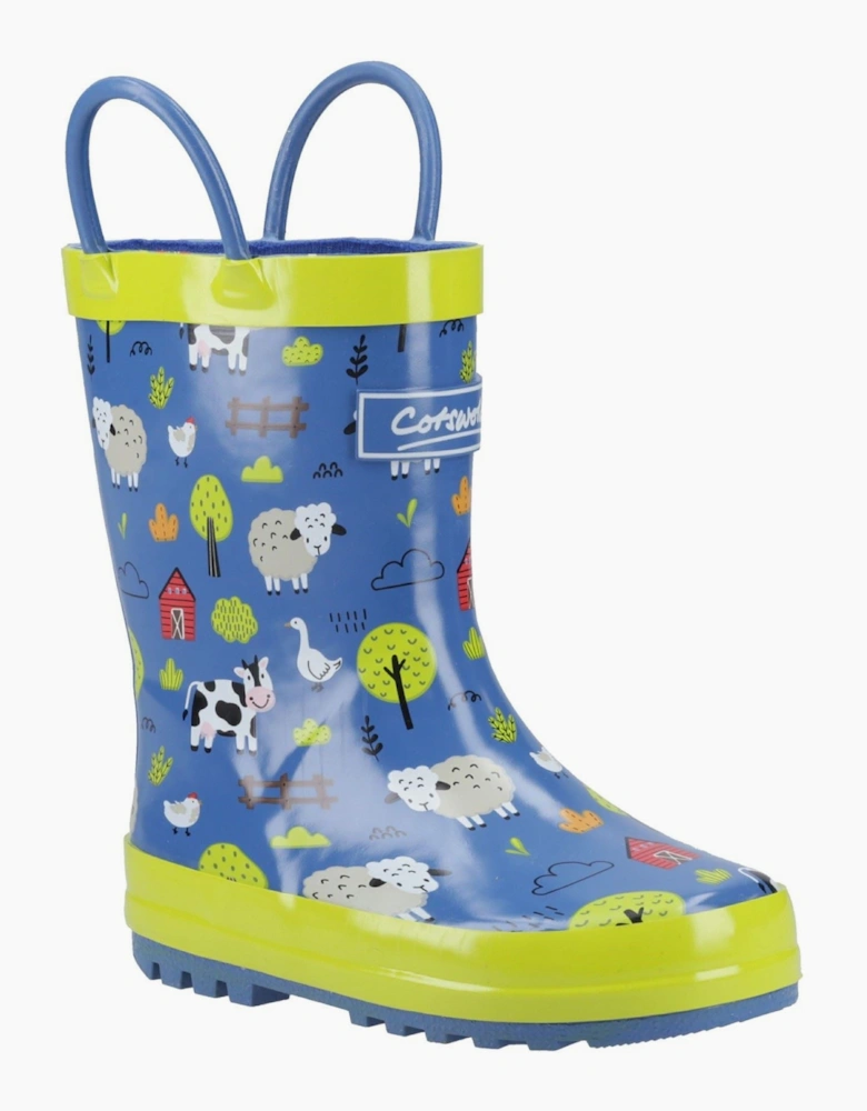 Cotswold Puddle Rubber Unisex Kid's Farm Wellington Boots