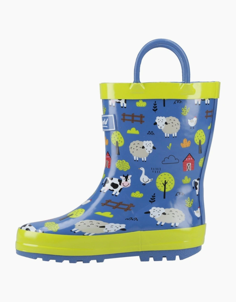 Cotswold Puddle Rubber Unisex Kid's Farm Wellington Boots