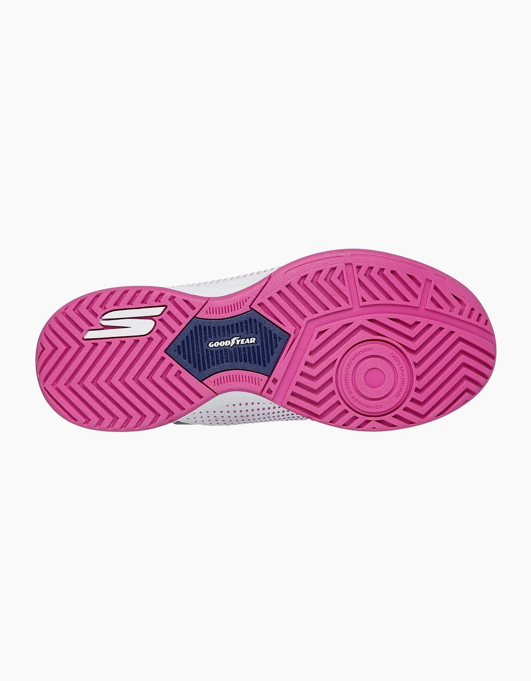 Skechers Slip-ins Relaxed Fit Viper Court Reload Womens White/Navy/Pink Trainers