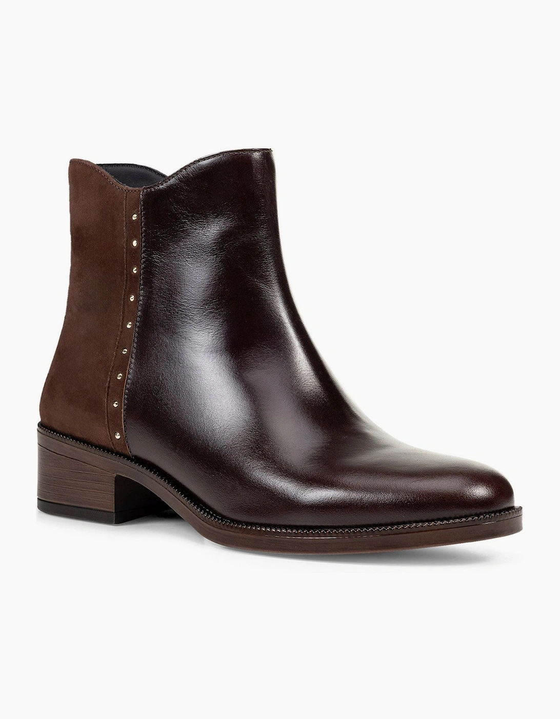 Geox D Camexia Leather Women's Dark Brown Boots, 6 of 5