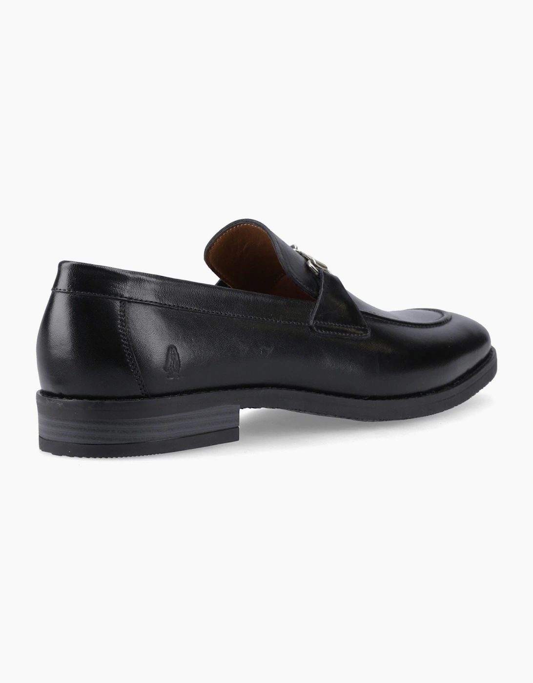Hush Puppies Moses Leather Men's Black Loafers