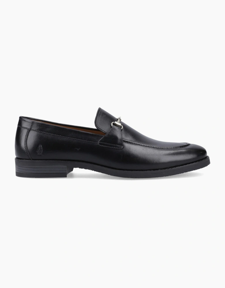 Hush Puppies Moses Leather Men's Black Loafers