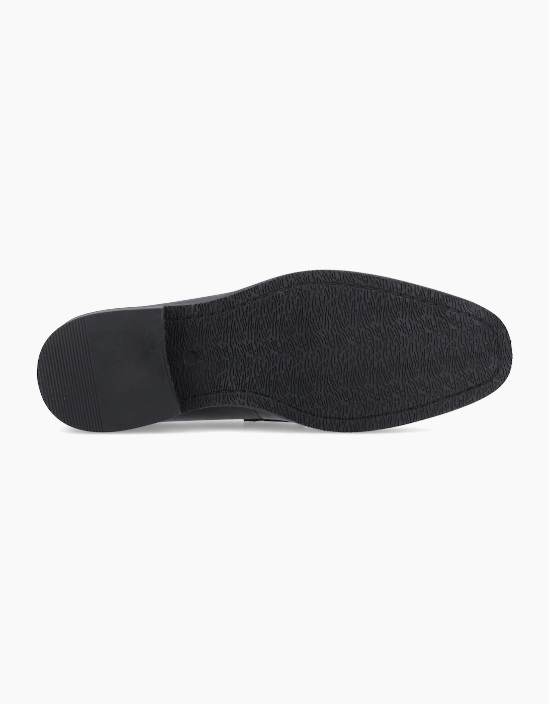 Hush Puppies Moses Leather Men's Black Loafers