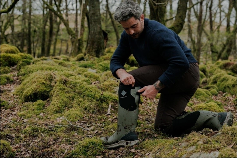 Muck Boots Woodland Pro Rubber Men's OLIVE Wellington Boots