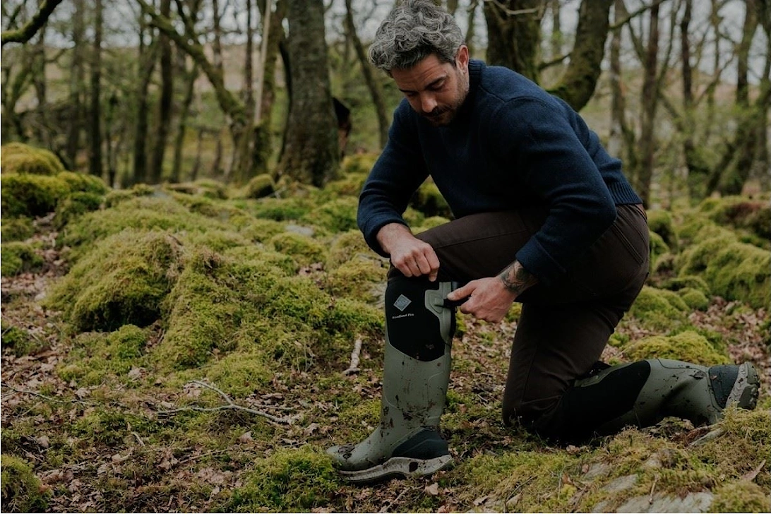 Muck Boots Woodland Pro Rubber Men's OLIVE Wellington Boots