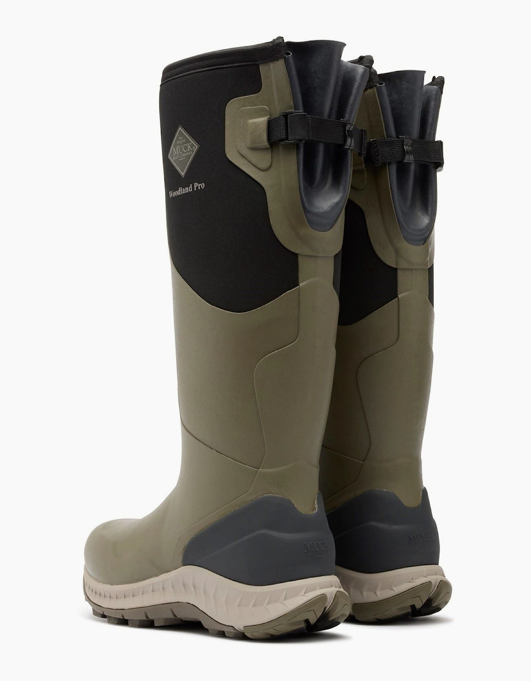 Muck Boots Woodland Pro Rubber Men's OLIVE Wellington Boots
