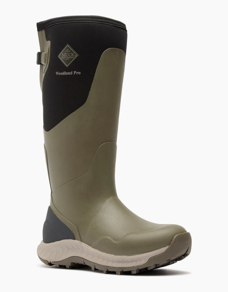 Muck Boots Woodland Pro Rubber Men's OLIVE Wellington Boots