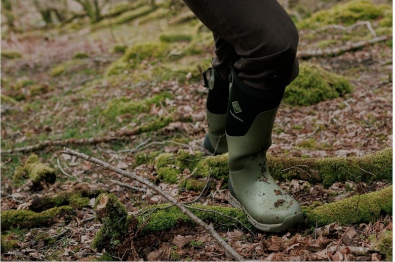 Muck Boots Woodland Pro Rubber Men's OLIVE Wellington Boots