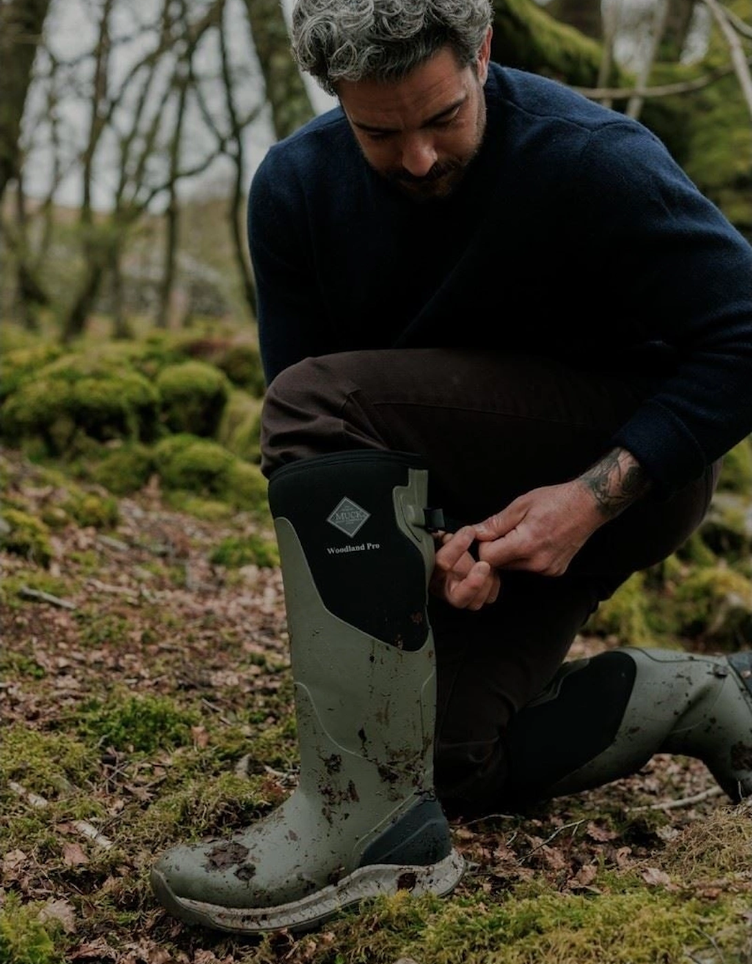 Muck Boots Woodland Pro Rubber Men's OLIVE Wellington Boots