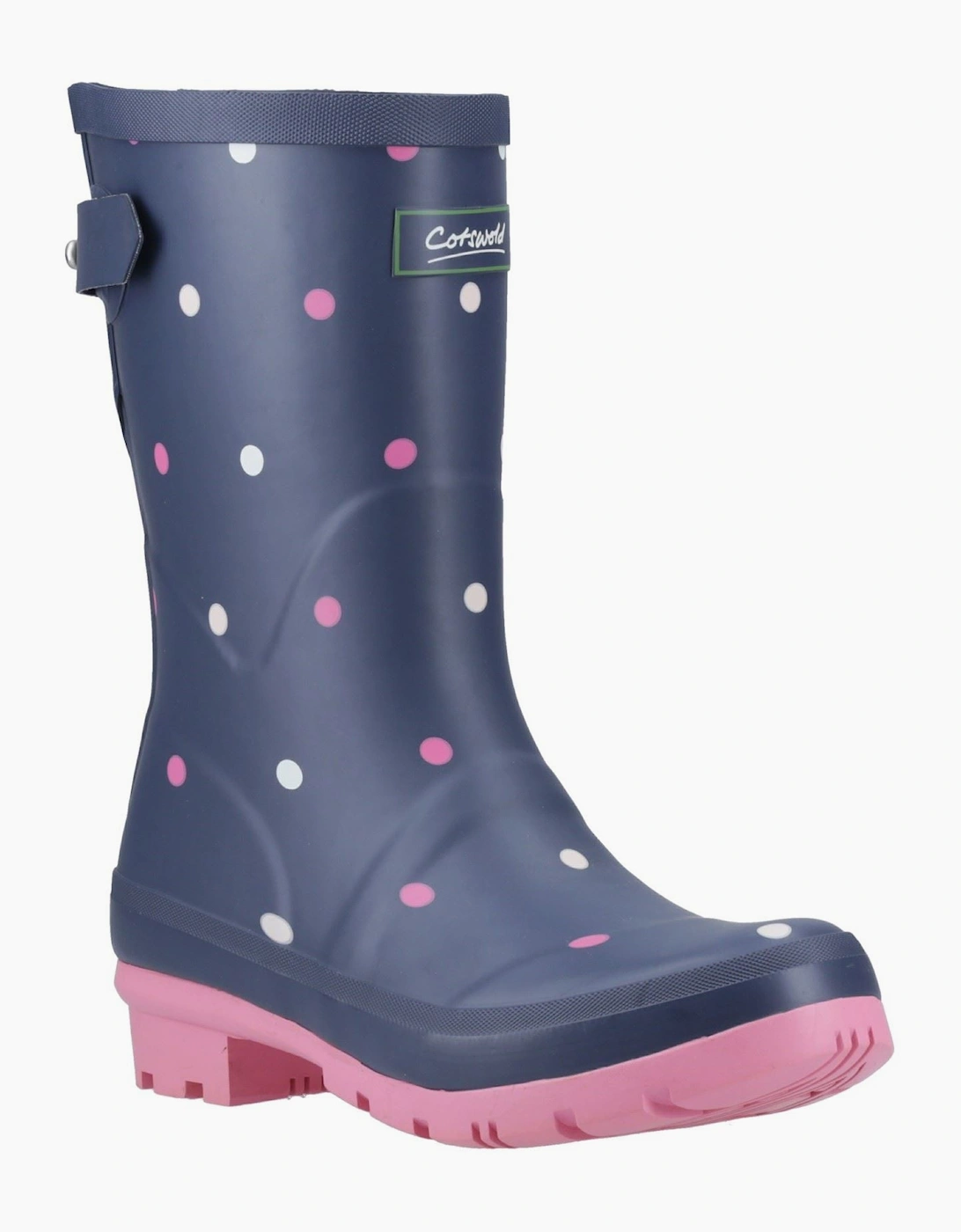 Cotswold Clarence Mid Rubber Women's Spot Wellington Boots, 7 of 6