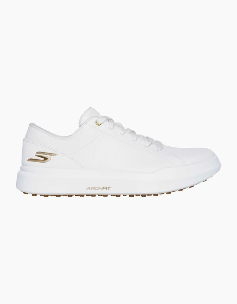 Skechers GO GOLF Drive 12 Leather Women's White/Gold Golf Shoes