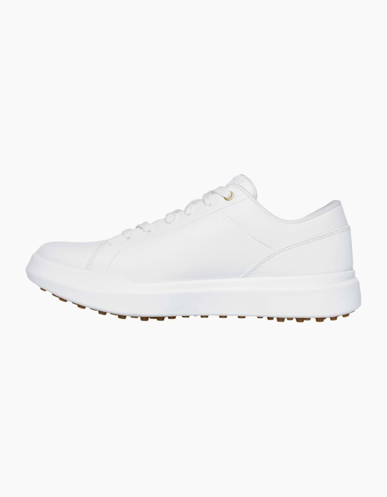 Skechers GO GOLF Drive 12 Leather Women's White/Gold Golf Shoes