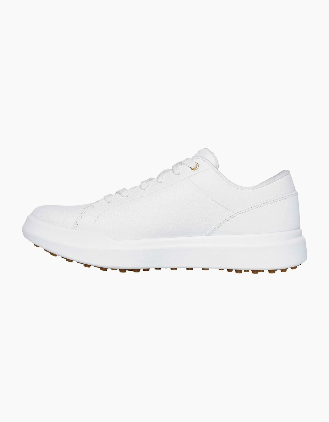Skechers GO GOLF Drive 12 Leather Women's White/Gold Golf Shoes