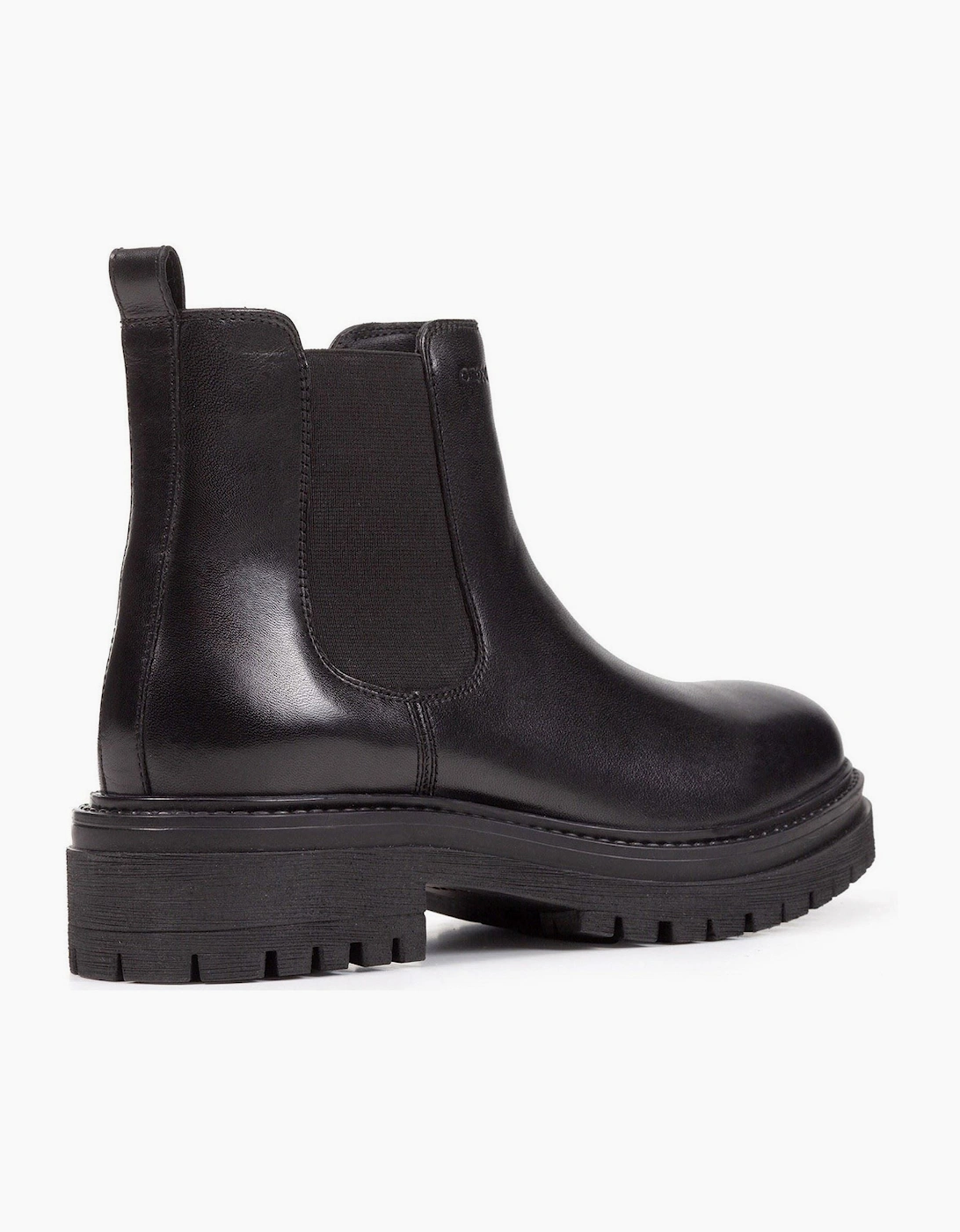 Geox D Iridea B Leather Women's Black Boots