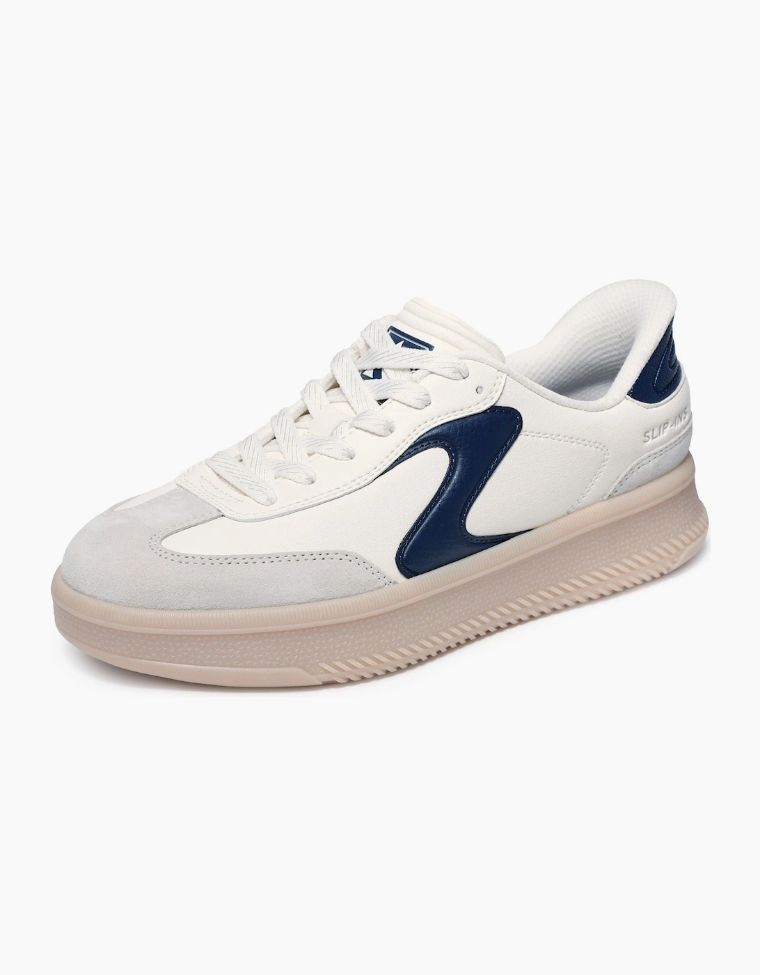 Skechers Hotshot HI - Lifted Luxe Polyurethane Women's Off White/Navy Trainers