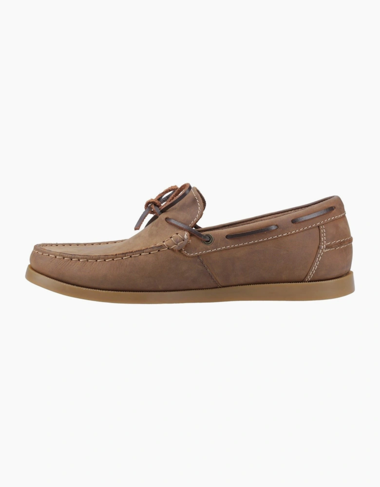 Cotswold Slad Leather Men's Tan Boat Shoes
