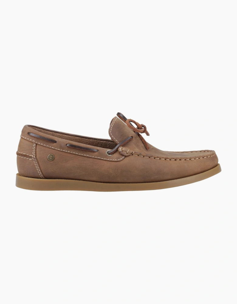 Cotswold Slad Leather Men's Tan Boat Shoes