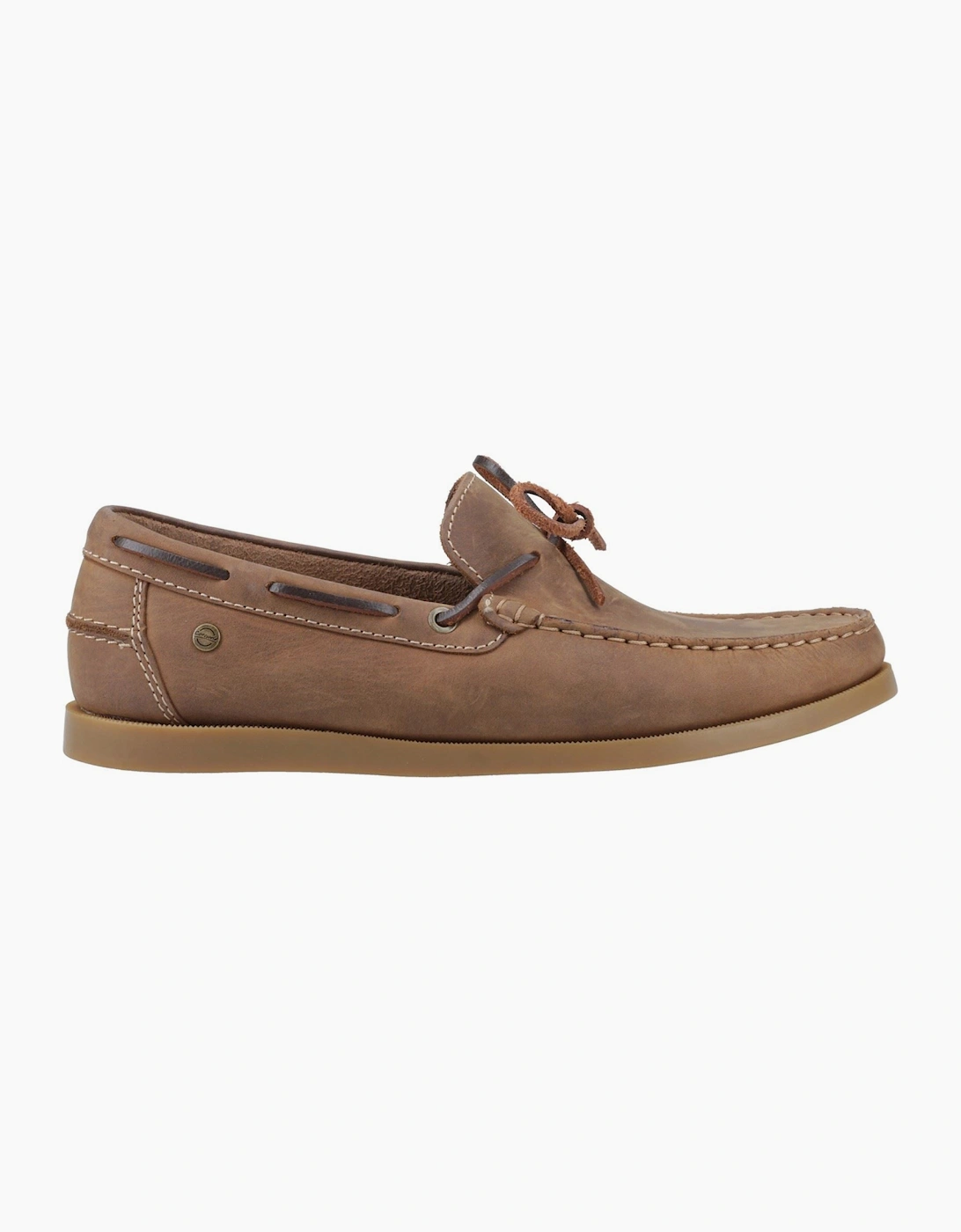 Cotswold Slad Leather Men's Tan Boat Shoes