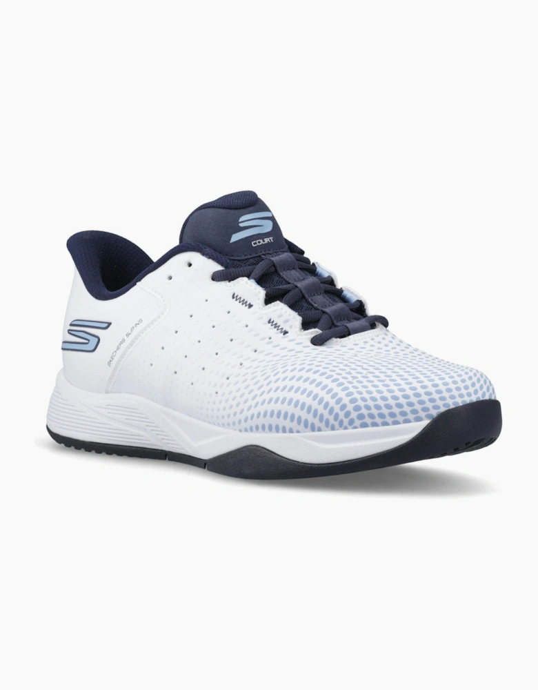 Skechers Slip-ins Relaxed Fit Viper Court Reload Men's White/Navy Blue Trainers