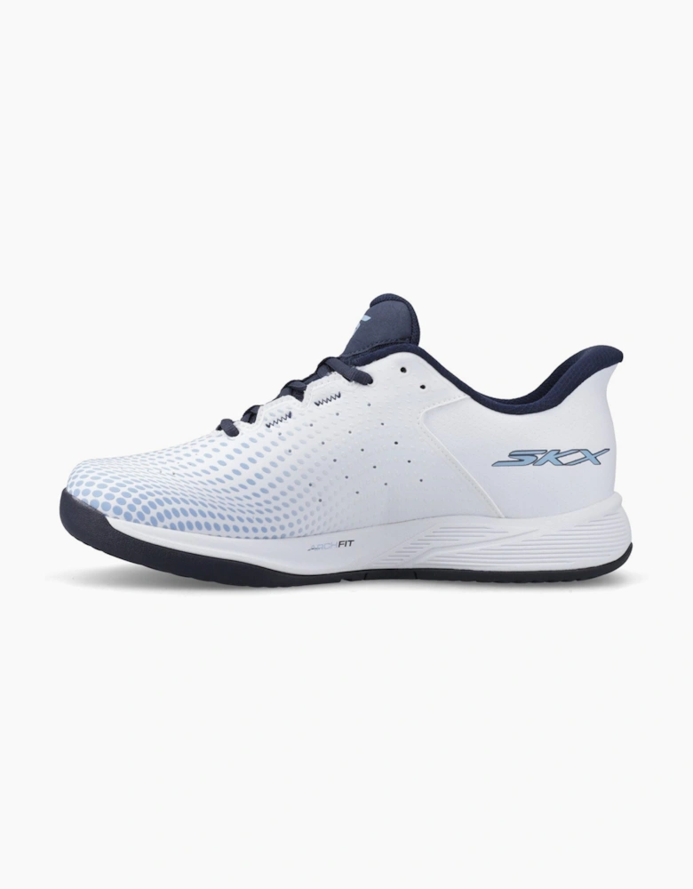 Skechers Slip-ins Relaxed Fit Viper Court Reload Men's White/Navy Blue Trainers