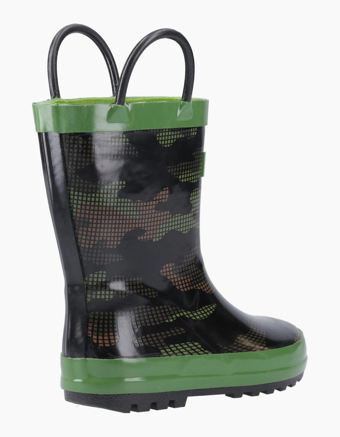 Cotswold Puddle Rubber Unisex Kid's Camouflage Wellington Boots