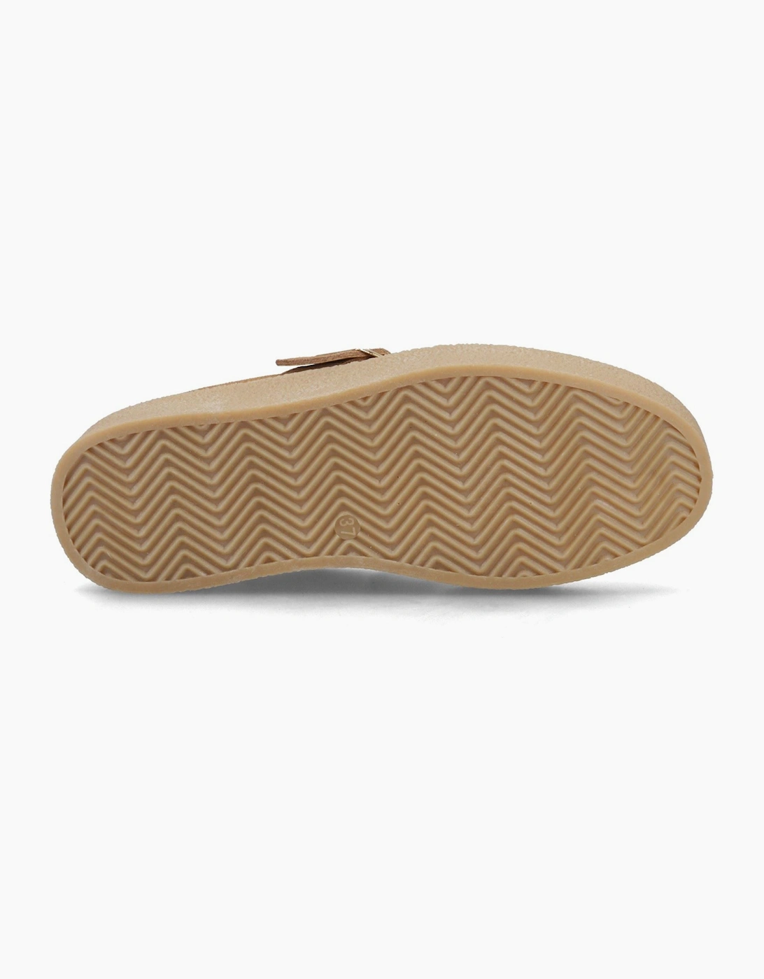 Hush Puppies Blanche Fur Leather Women's Tan Shoes