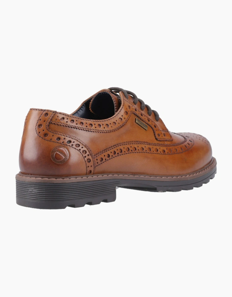 Cotswold Ramsden Leather Men's Tan Brogues Shoes