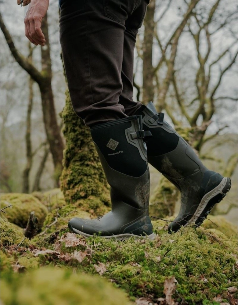 Muck Boots Woodland Pro Rubber Men's COFFEE Wellington Boots