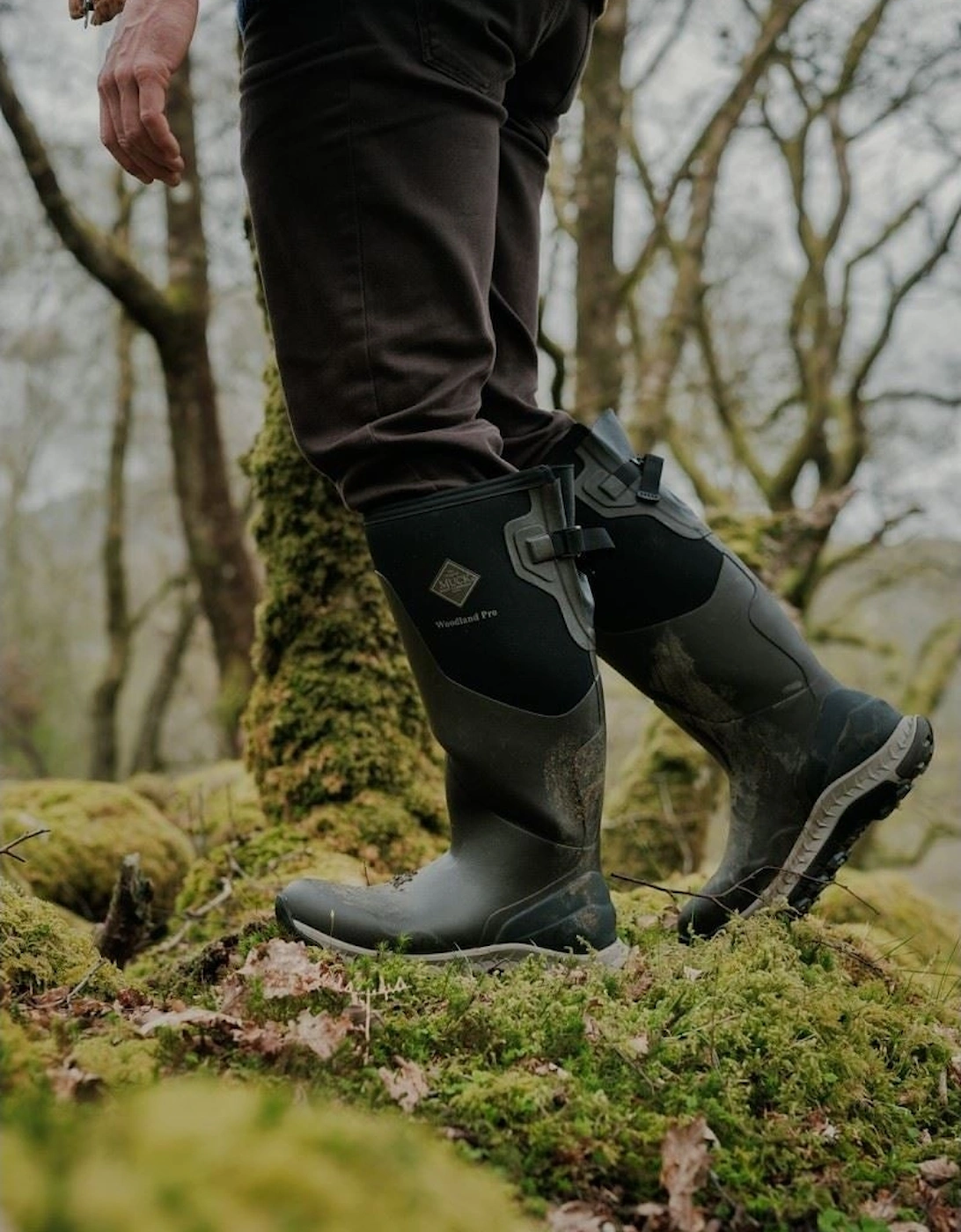 Muck Boots Woodland Pro Rubber Men's COFFEE Wellington Boots