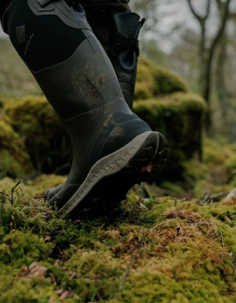 Muck Boots Woodland Pro Rubber Men's COFFEE Wellington Boots
